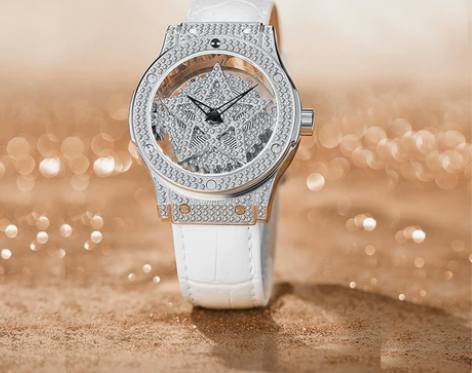 DAVENA蒂玮娜五芒星时来运转手表女款满...