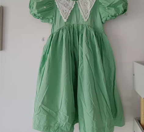 公主风连衣裙，码数150，纯棉面料，质感超...