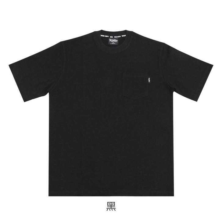 bboy宽松 纯色t恤重磅街舞嘻哈打底hi...
