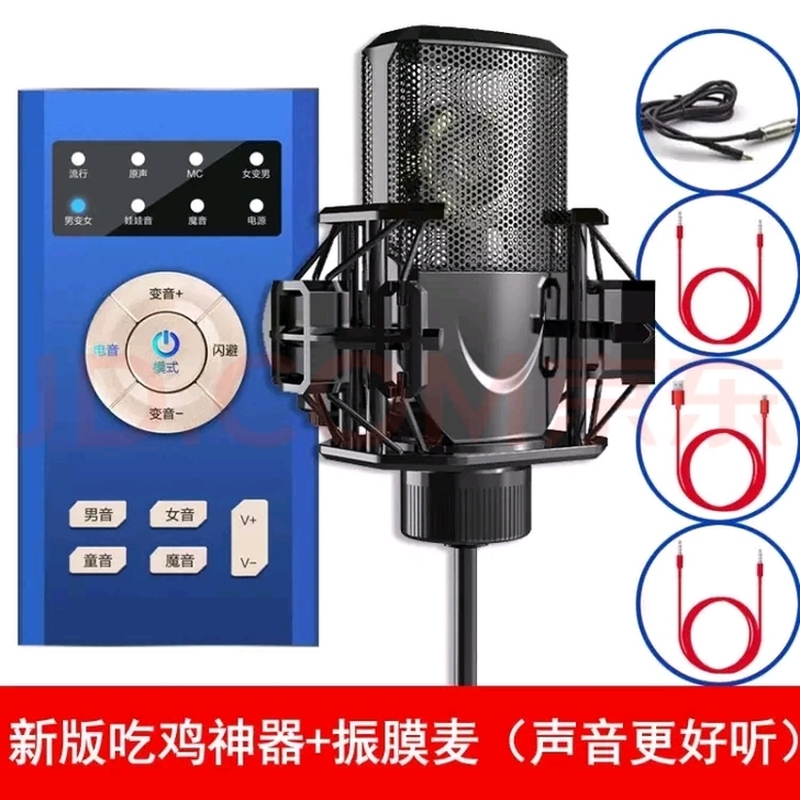 吃鸡变声器，送小屁虫电容麦。