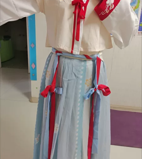 汉服女正品原创中国风改良唐制褙子齐腰百褶裙...