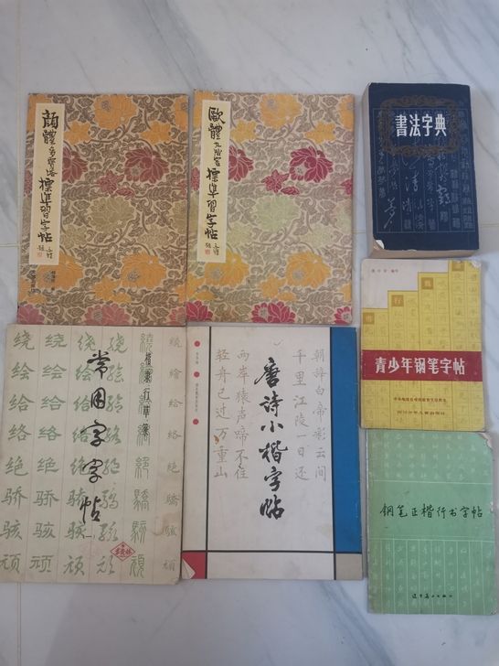 毛笔老字帖 钢笔老字帖 书法 字典