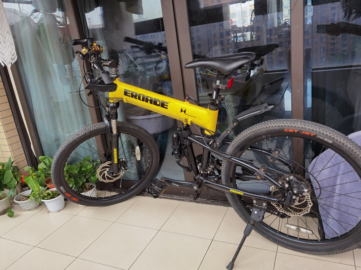 德国EROADE折叠山地车！19年买入，通...