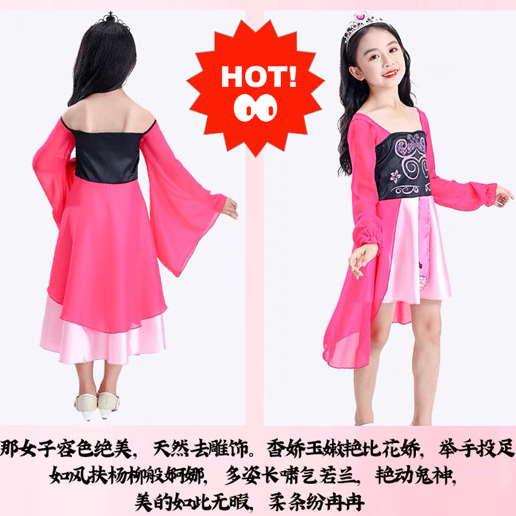 叶罗丽娃娃衣服 古装摄影长裙短裙儿童演出服...