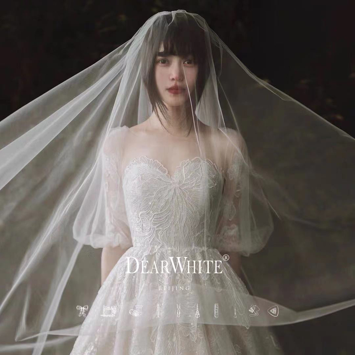 亲爱的白《花音》主婚纱2020新款新娘 颜...