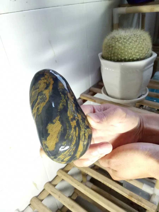 长江奇石精品水墨【老夫子】