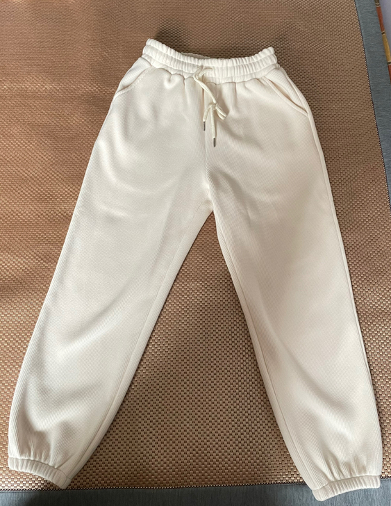 大码女休闲裤 纯白色 之前胖的时候穿的 X...