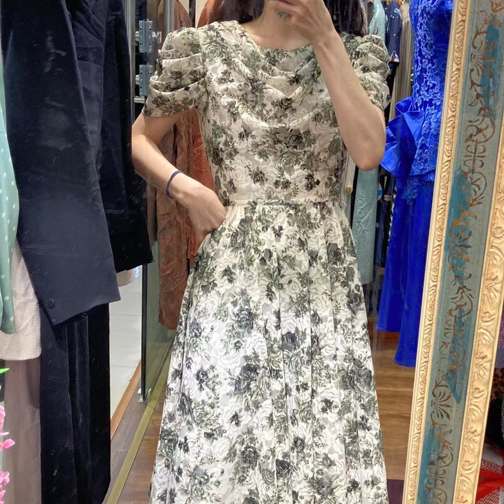 vintage日本直邮古着连衣裙蕾丝 水无...