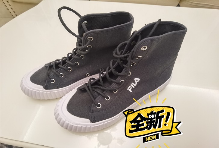 斐乐FILA全新高帮帆布鞋，43码，全新，...