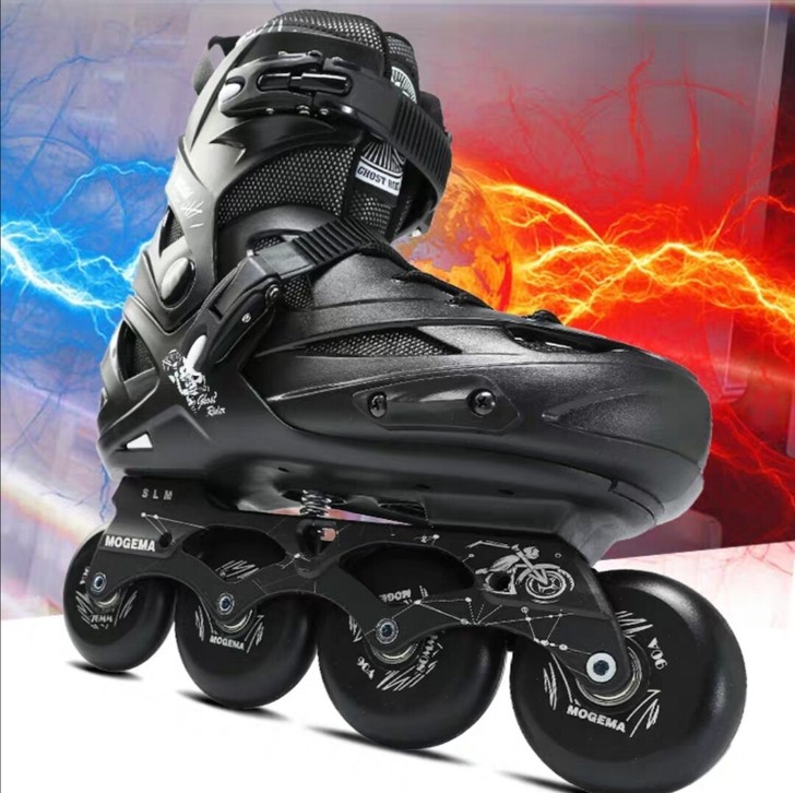 可调节轮滑鞋35－39，大学买来玩儿，基本...