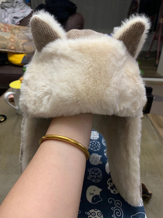 猫耳朵帽子雷锋帽女 冬天可爱猫耳朵雷锋帽韩...