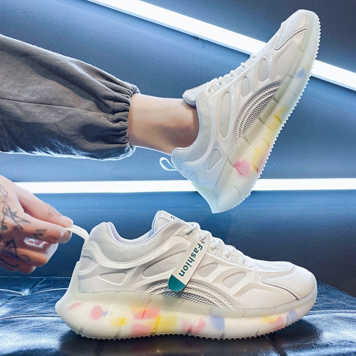 【捡漏】休闲鞋 2021新款男鞋夏季透气潮...