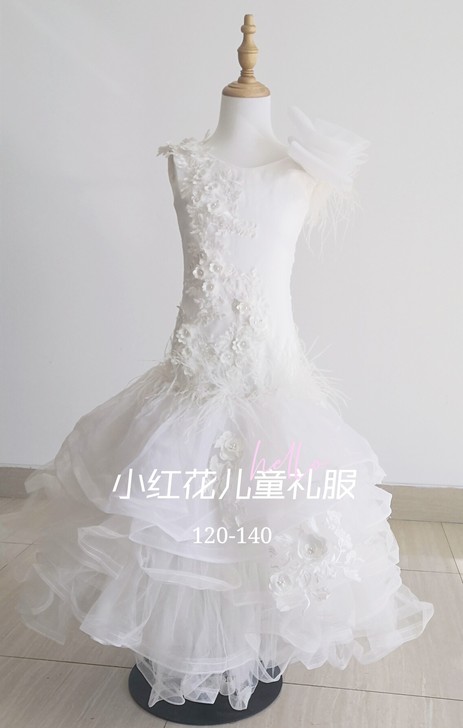 儿童礼服出租表演走秀主持钢琴服装 设计款 ...