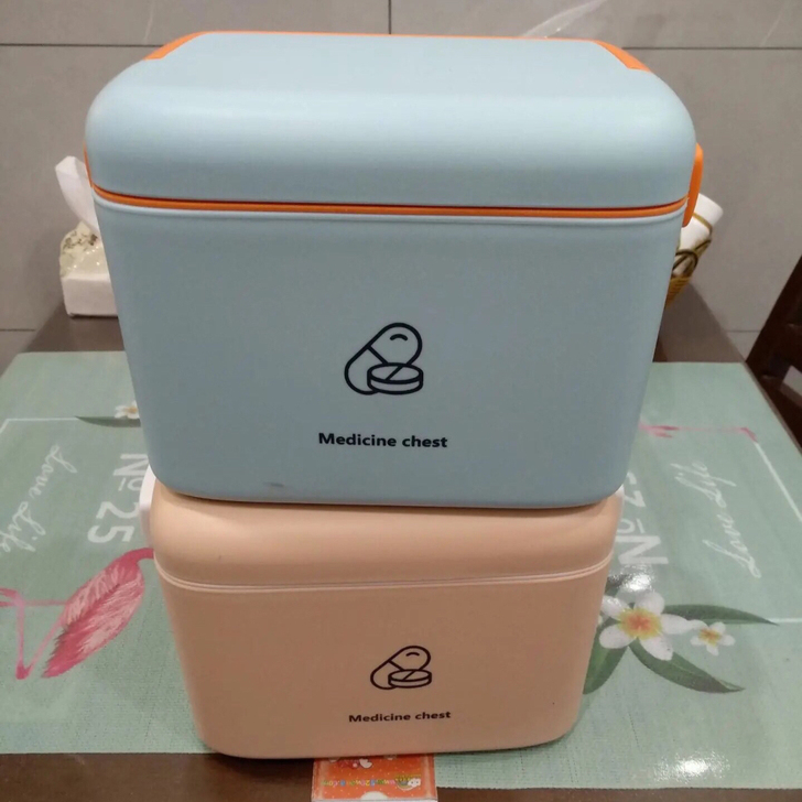 医药箱家用大容量医疗急救箱医护多层药品应急...