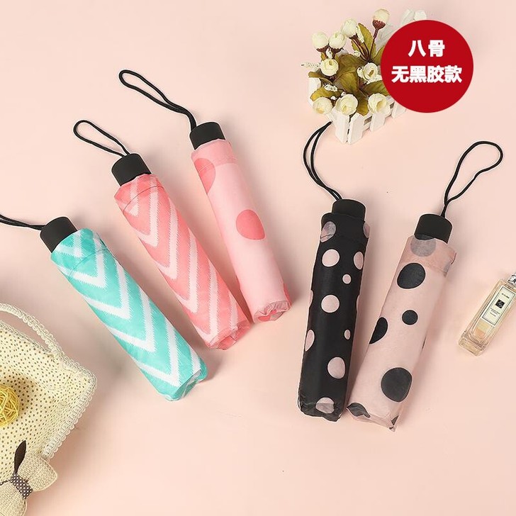 颜色随机]8骨手动-折叠花伞