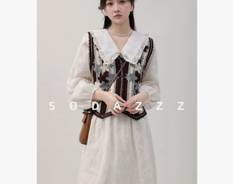 张汽水2022秋季女时尚气质两件套小...