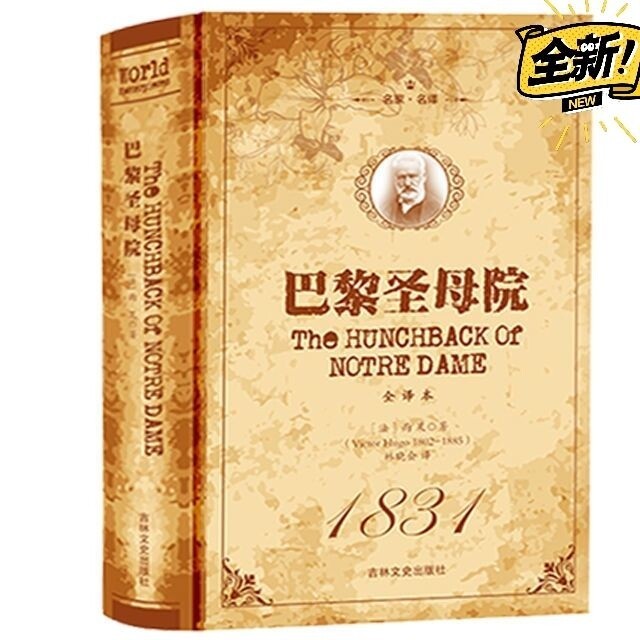 足本完整版巴黎圣母院书原著 雨果著 无删减...