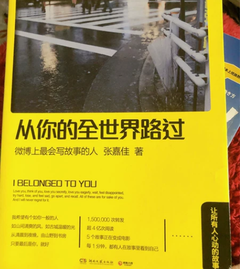 正版 从你的全世界路过 张嘉佳 都市青春情...