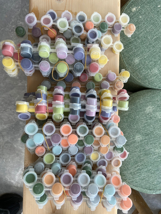 中温釉上彩颜料，全新未使用过