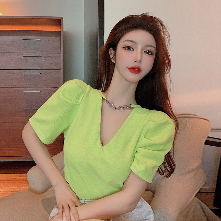 晶美雅 蕾丝雪纺衫