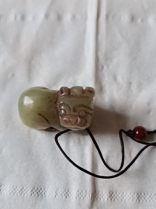 老玉雕神兽，全品无瑕疵，品相如图照图发货，...