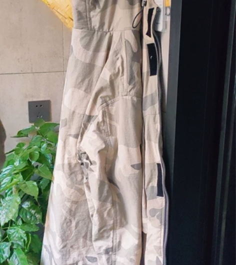 穿二洗一 中性迷彩复古休闲羽绒服 160斤...