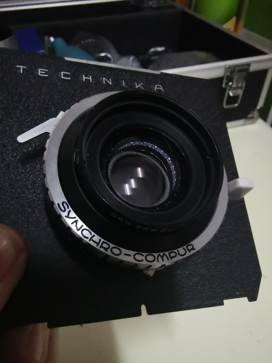 施耐德100mm 5.6大画幅镜头，带林哈...