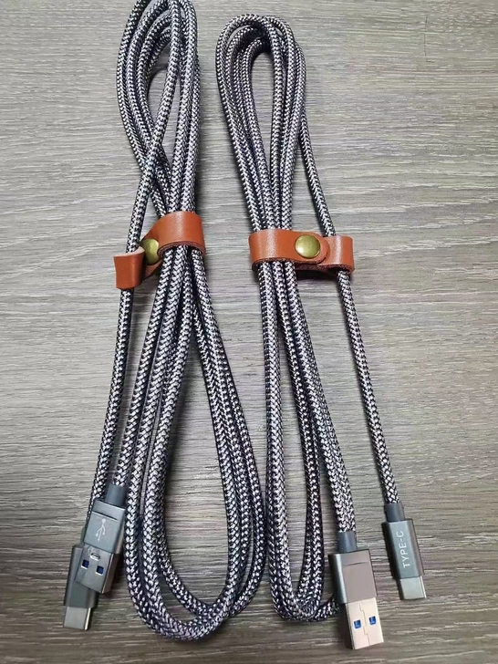 2米超长纯铜粗线数据线超级快充Type-C...