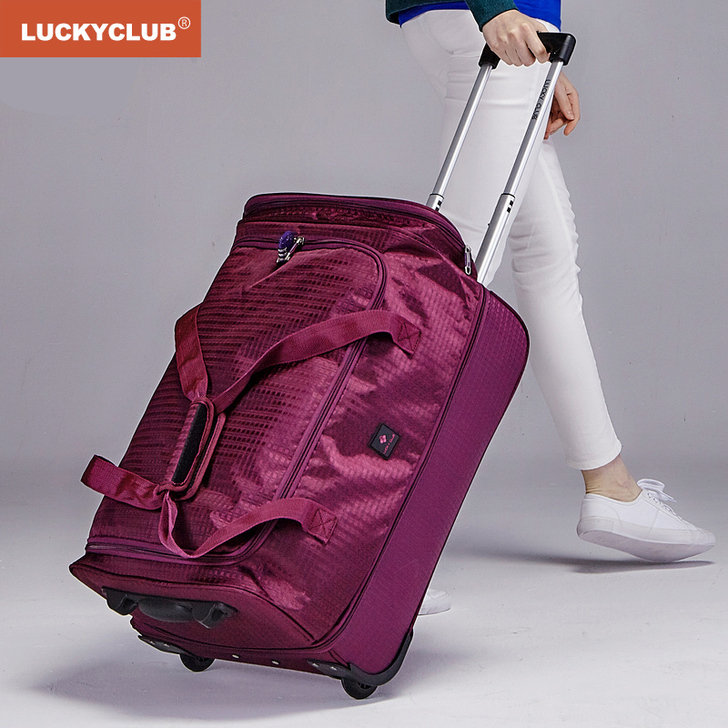 Lucky Club拉杆背包旅行包女男手提...