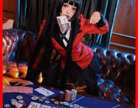 狂赌之渊cos服黄泉月露娜假发女校服动漫c...