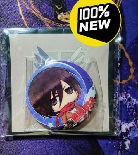 100%全新 星河动漫正品 进巨徽章 三笠...