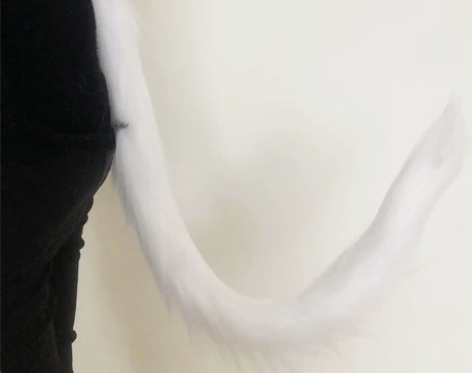长毛猫尾巴可凹造型动漫猫咪尾巴女仆可爱萌妹...