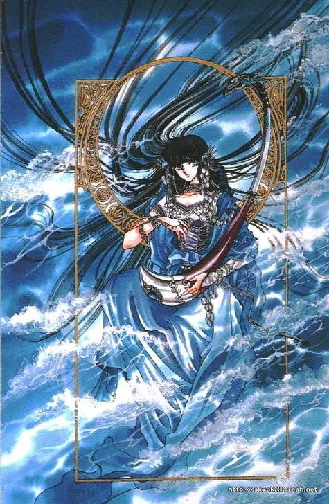 【预售】clamp圣传乾闼婆王蓝色Cos服...