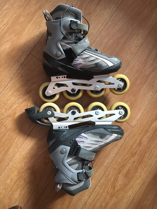 Oxelo-L迪卡侬大三轮轮滑鞋39码