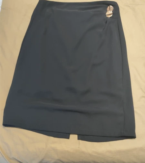 半身裙，一步裙，中裙后开叉，夏季薄款西服面...