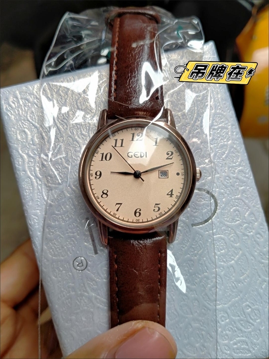 歌迪手表女法国小众十大品牌学生韩版复古简约...
