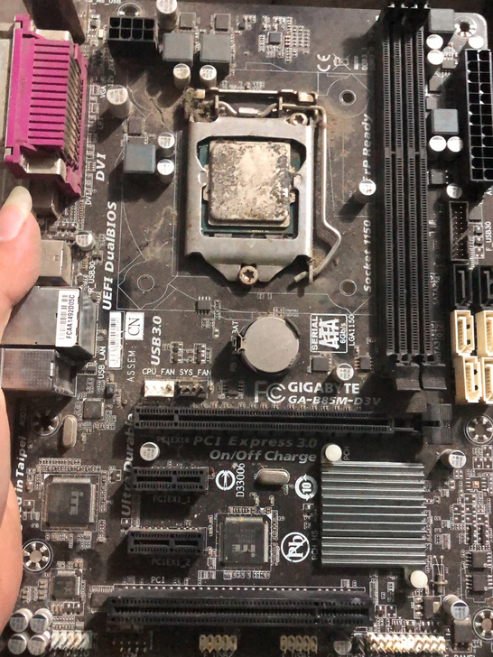 技嘉 B85M-DV3 主板 测试好