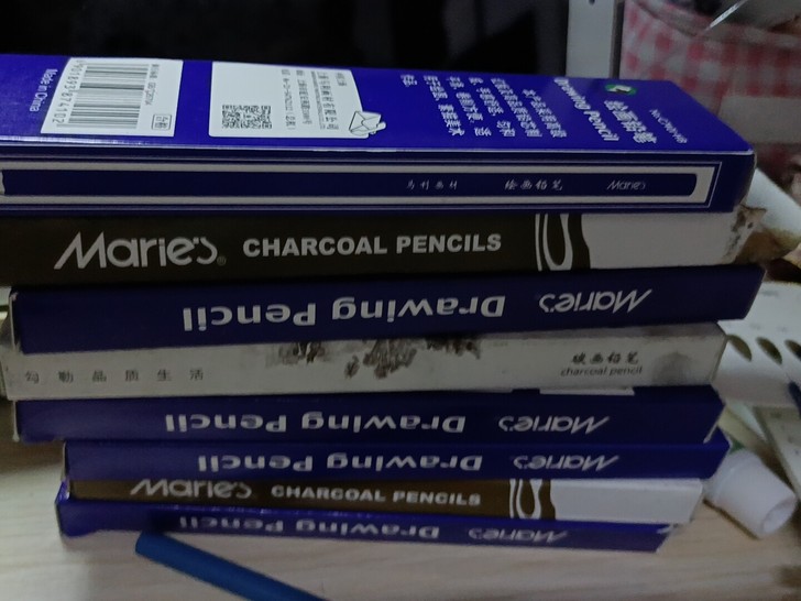 集训没用完的铅笔maries 马利铅笔，大...