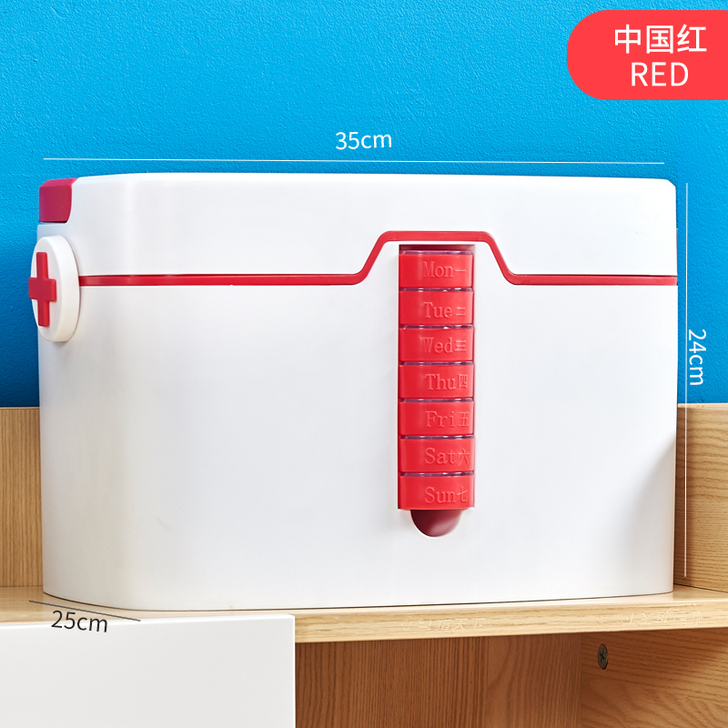 闲置药箱【99划算价】医药箱家庭套装家用多...