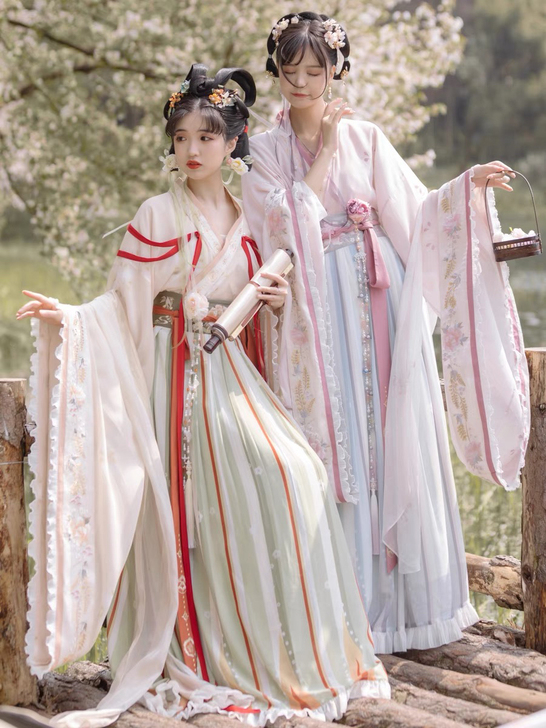 【收】远山乔【花神祈愿】魏晋南北朝大袖襦春...