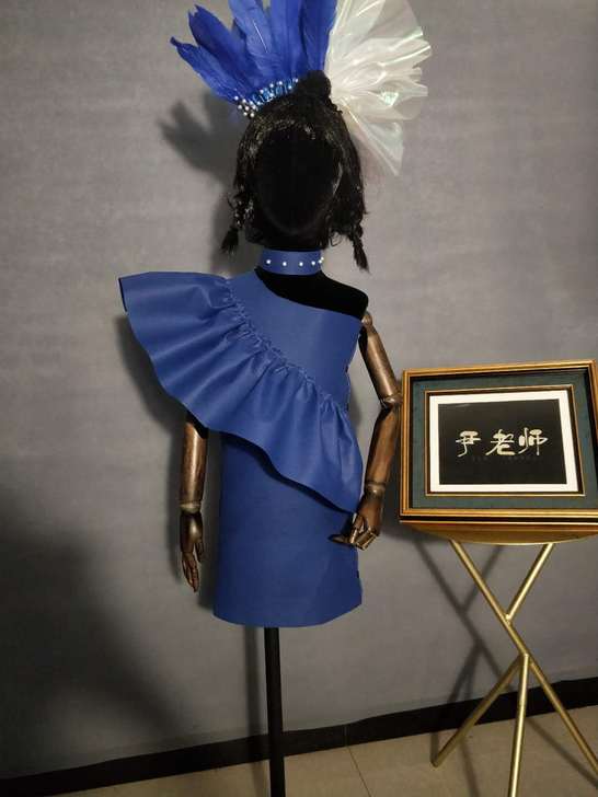 尹设计 儿童国潮风环保服幼儿舞台亲子走秀服...