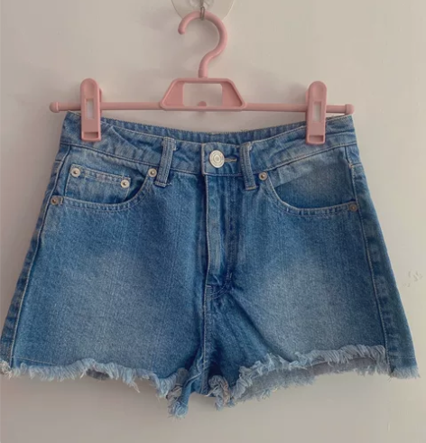 女装ins潮夏季韩版A字阔腿短裤磨毛牛仔短...