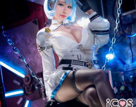 现货ICOS碧蓝航线cos服恰巴耶夫ico...