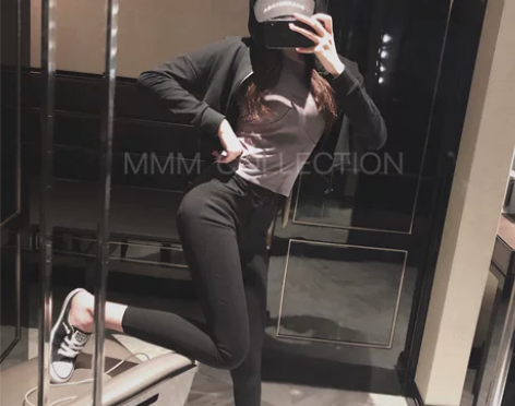 mmm collection 黑色打底裤秋...
