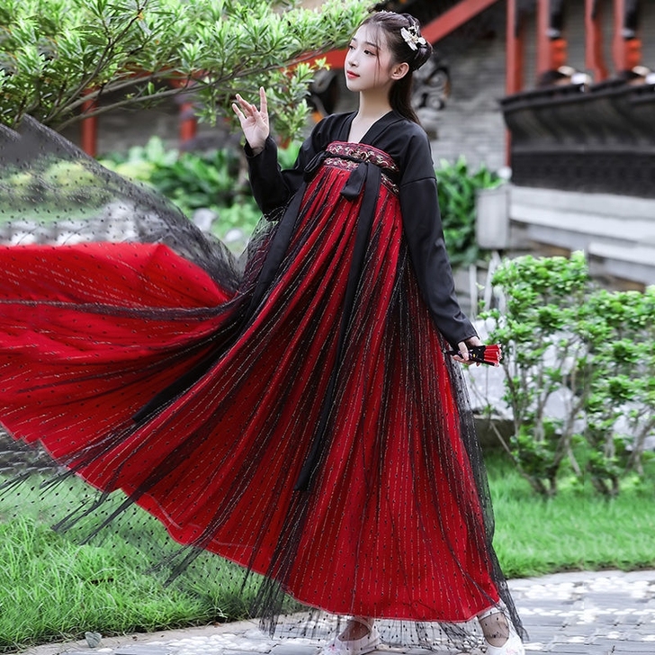 全新齐胸汉服女正品暮辞原创中国风仙气飘逸齐...