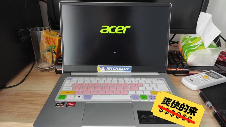 宏碁传奇轻薄本，14寸，amd4500u，...
