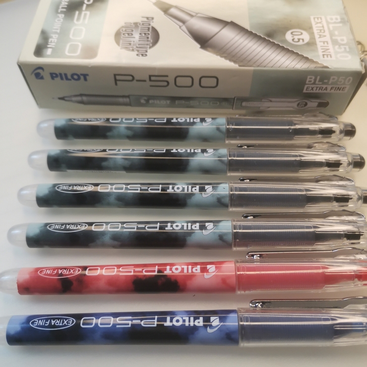 3支11.5元 正品百乐p500直液式大容...