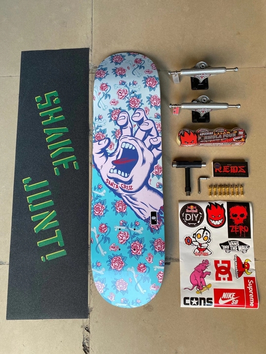 双翘滑板 全新进口滑板santa  cru...