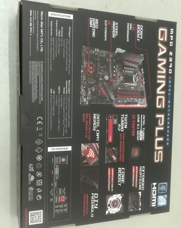 微星Z390 GAMING PLUS 电竞...