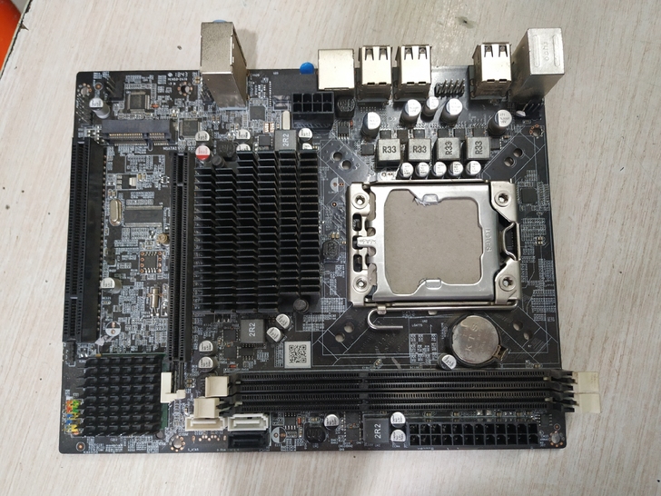 台式机电脑主板  X58